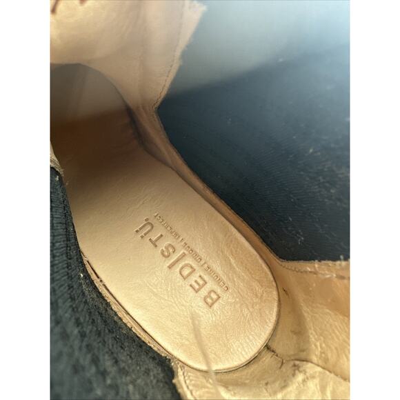 Bed Stu Insight Distressed Leather Cobbler Stacked Heel Boots Women's Size 7 - Picture 8 of 9